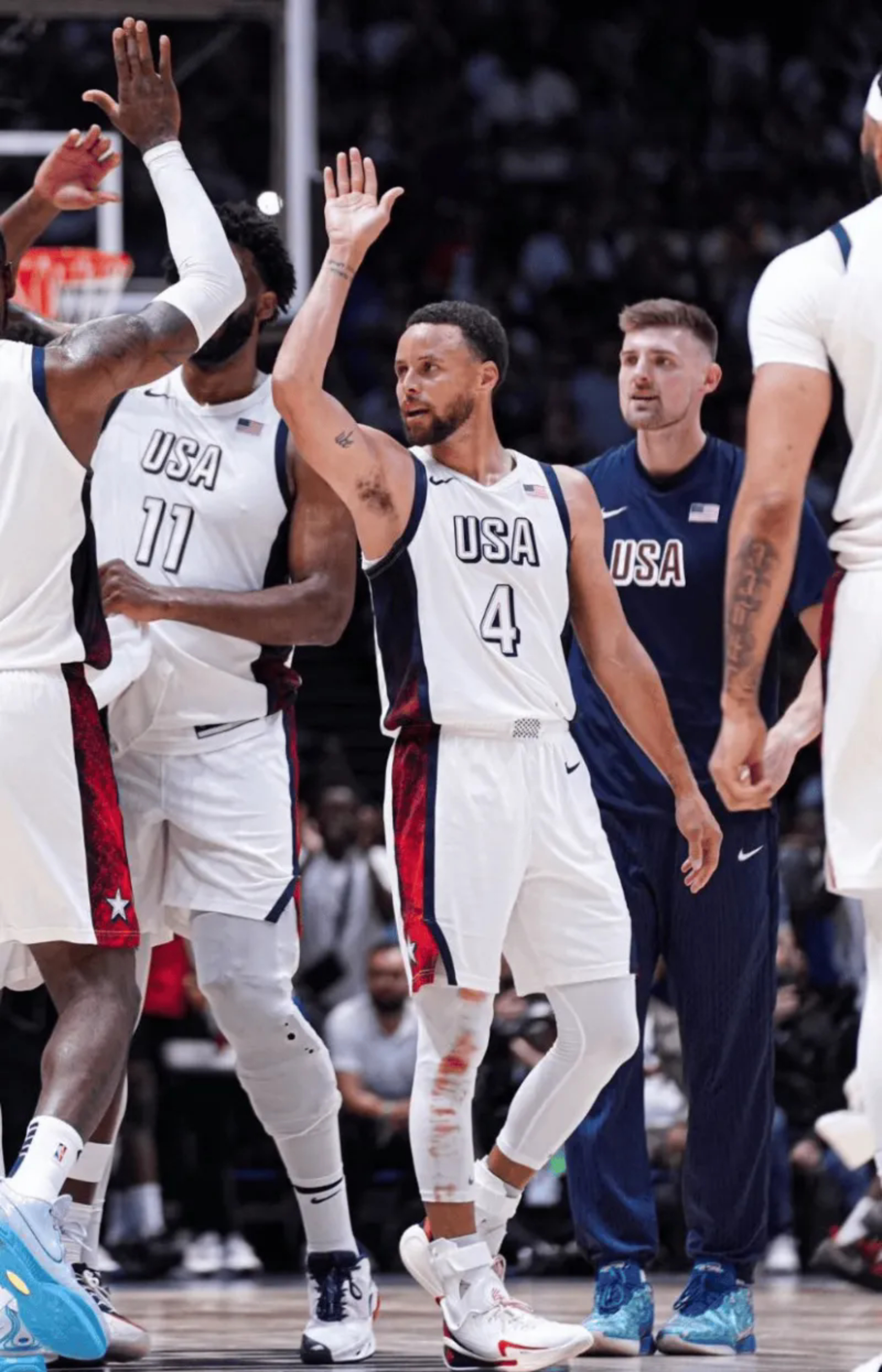 美国队运动员势在必胜,备战决赛! 美国队运动员势在必胜,备战决赛!